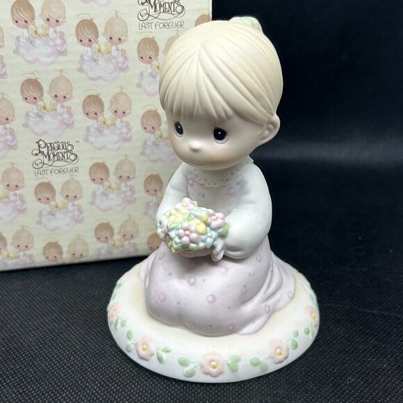 Precious Moments "Thinking Of You Is What I Really Like To Do" figurine - Picture 1 of 5